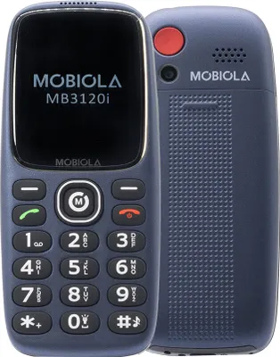 Zdjęcie produktu dla Telefon Gsm Mobiola Dla Seniora Mb3120I  2G Niebieski