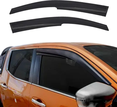 Produktbild von 2x Windabweiser Regenabweiser für VW Caddy Typ 2K 2003-2020 Acryl Dunkel