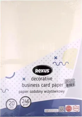 Obrázek produktu pro Vizitkový papír A4/20K krémový Velký kladívkový