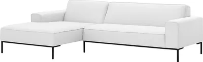 Produktbild von home24 Ecksofa mit Longchair - Webstoff