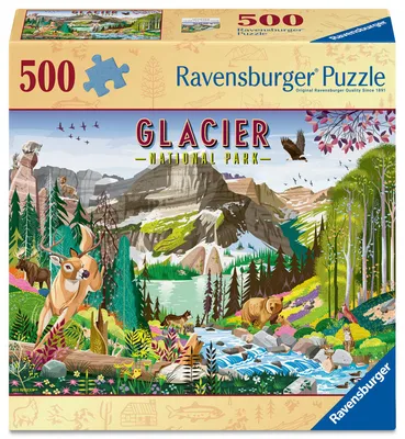 Immagine prodotto di Puzzle RAVENSBURGER - Parco nazionale: Ghiacciaio, 500 pezzi