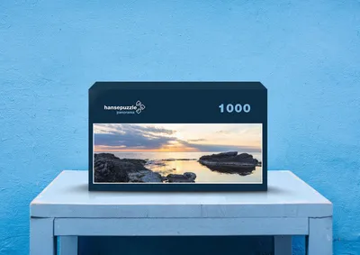 Produktbild von hansepuzzle 38246 - Sonnenaufgang Puzzle, 1050 Teile, Reisen, 60,0 x 46,0cm mit hochwertiger Aufbewahrung, Kartonbox und wiederverschließbarem Beutel