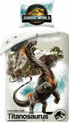 Produktbild von Jurassic World Bettbezug Titanosaurus 140 x 200 cm - Polyester - 70 x 90 cm