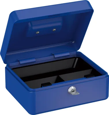 Produktbild von Basi  2100-0200-Blau Geldkassette B x H T 200 90 160 mm Blau