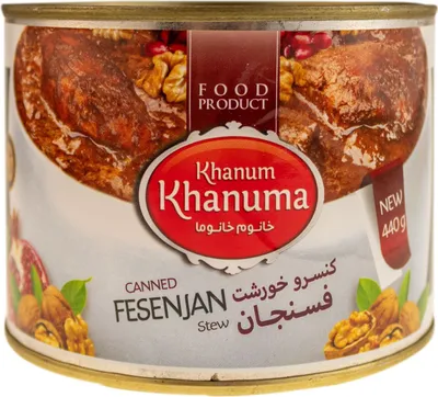 Produktbild von Khanum Khanuma - Fesenjan Walnusseintopf 440gr