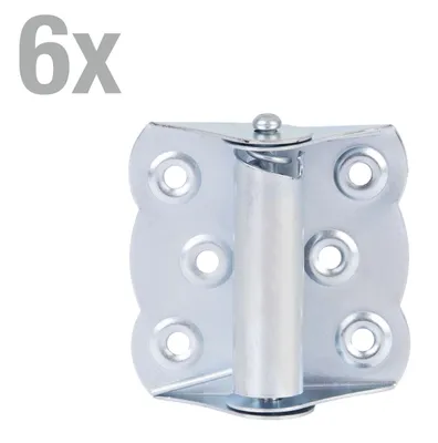 Immagine prodotto di Alberts 839987 Cerniera, chiusura automatica, blu galvanizzato, 70 x 65 x 22 mm, set da 6