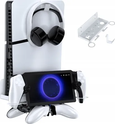 Immagine prodotto di Supporto da parete per Sony PlayStation 5 PS5 SLIM + PS Portal / JYS-P5213