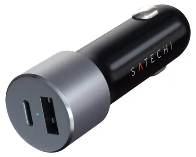 Produktbild von Satechi ST-TCPDCCM, Auto, Zigarettenanzünder, Schwarz, Grau