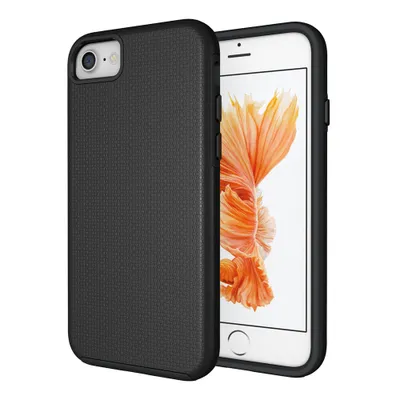 Produktbild von Eiger North Case - Hintere Abdeckung für Mobiltelefon - Polycarbonat, Thermoplastisches Polyurethan (TPU) - Schwarz - für Apple iPhone 7, 8