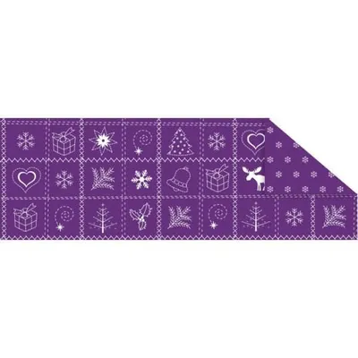 Produktbild von Fotokarton Country Christmas 300g/qm A4 violett