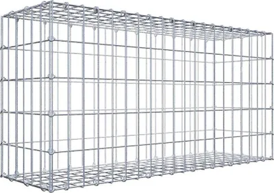 Produktbild von Gabione 100 cm x 50 cm x 30 cm (L x H x T), Maschenweite 5 cm x 10 cm, C-Ring