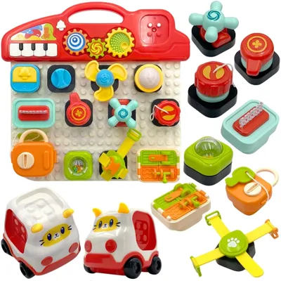 Produktbild von Woopie Baby Montessori Manipulative Board Buntes Aktivitätspanel
