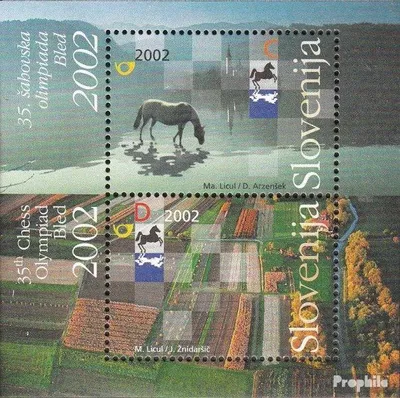 Produktbild von Briefmarken Slowenien 2002 Mi Block16 (kompl.Ausg.) postfrisch Schacholympiade