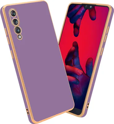 Produktbild von Cadorabo Schutzhülle für Huawei P20 PRO / P20 PLUS Hülle in Lila Handyhülle TPU Silikon Kameraschutz Etui Case