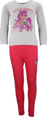 Produktbild von My Little Pony Sunny Starsscout Kinder Schlafanzug Pyjama lang – Grau / 104