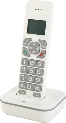 Obrázek produktu pro Bezdrátový telefon s oznamovačem volání Rozšiřitelná bezdrátová sluchátka s podsvíceným LCD displejem a dobíjecími bateriemi pro domácí konferenci Kancelář