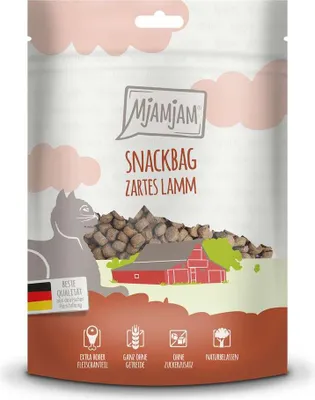 Image de Mjamjam 125 g x 8 sachets snack agneau tendre