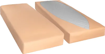 Obrázek produktu pro Elastické rychloupínací prostěradlo - 90x200x30 - lososová