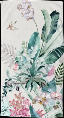 Produktbild von Beach towel Good Morning 100x180 cm - jungle print