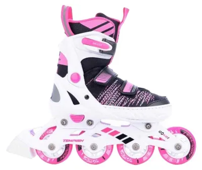 Immagine prodotto di Tempish - Pattini in linea per bambini PP12790 (37 EU - 40 EU) (Bianco/Nero/Rosa)