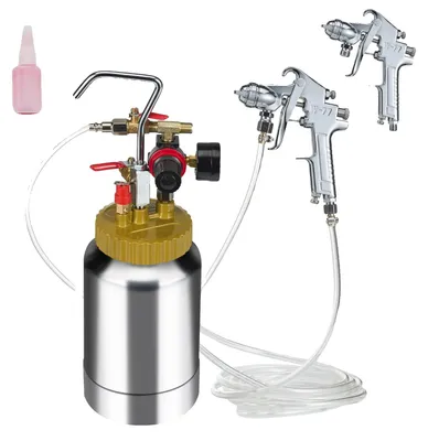 Produktbild von Sprühfarben-Drucktopf, 2L Kapazität, 1,8 mm Düse, Maximaldruck 45 PSI, Leichtbauweise, inklusive Spritzpistole