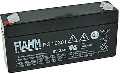 Produktbild von Fiamm FG10301 6V 3.0Ah Blei-Vlies Akku AGM VRLA mit VdS