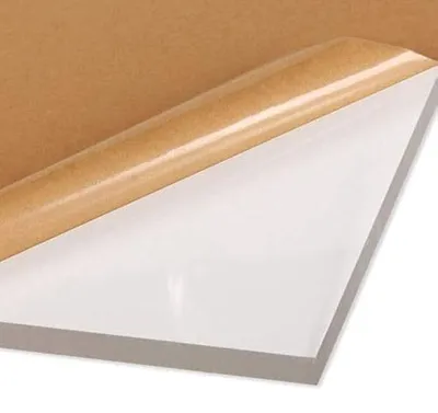 Acrylplatte 12"x12" 12mm transparent mit Schutzfolie
