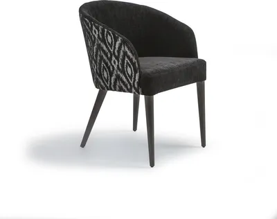 Immagine prodotto di Sedia con braccioli di design sala da pranzo sedile imbottito mobili in legno