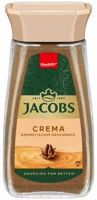 Immagine prodotto di Jacobs Crema, Löslicher Kaffee, Instantkaffee, Löskaffee, Glas, 200 g