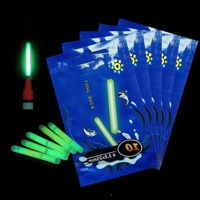 Produktbild von Leuchtstäbe für die Fischerei – 50 Stück, fluoreszierend und im Dunkeln leuchtend
