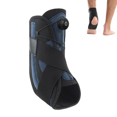 Produktbild von Knöchelbandage mit verstellbarem Schnürsystem – Knöchelstütze für Laufen, Basketball, Sportverletzungen, Verstauchungen, für Damen, Herren & Kinder