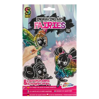 Image de Scratch Set Magneten Feeën, 10st.