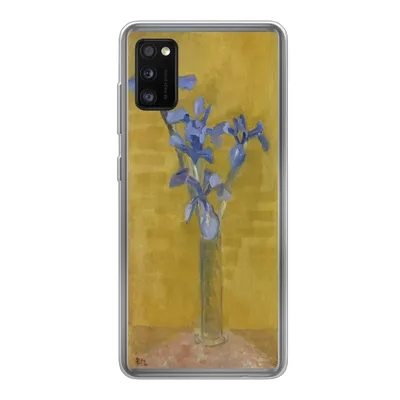 Produktbild von MuchoWow® Handyhülle Schutzhülle Hülle für Samsung Galaxy A41 Schwertlilien - Piet Mondrian - Alte Meister Silikon Softcase Handy Hülle - Mobiltelefon