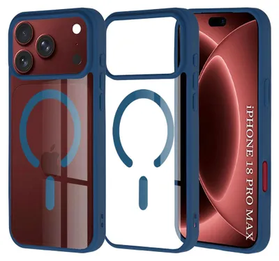 Obrázok produktu pre Techsuit – Kryt MagSafe Pro pre iPhone 18 Pro Max / iPhone 17 Pro Max – modrá farba