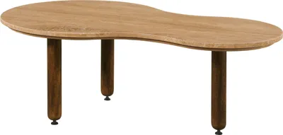 Image de MASSIVMOEBEL24 | Table basse en bois de Manguier 120x70x40 marron huilé KYOTO #118