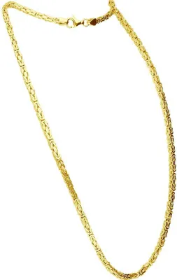 Produktbild von Halskette 925er Silber Königskette rhodiniert / vergoldet Gold Länge: 60cm | Stärke: 3,2mm