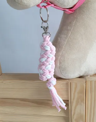 Image de Longe Hobby Horse - blanc et rose