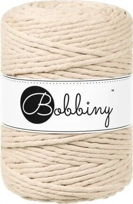 Obrázek produktu pro Bobbiny Macrame Cord 5 mm 100 m Warm Beige Šňůra