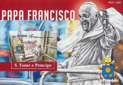 Produktbild von Briefmarken Sao Tome e Principe 2015 Mi Block1130 (kompl.Ausg.) postfrisch Papst Franziskus