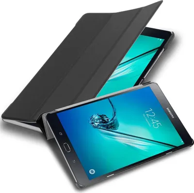 Produktbild von Cadorabo Schutzhülle für Samsung Galaxy Tab S2 (8 Zoll) Tablet Hülle in Schwarz  Etui Case Cover Tasche Auto Wake up