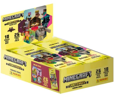 Produktbild von Minecraft - Challenges Trading Cards Fat Packs Display (10)