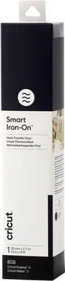 Zdjęcie produktu dla cricut™ Smart Iron-On folia do naprasowywania granatowa 33,0 cm x 2,7 m, 1 rolka (2008688)
