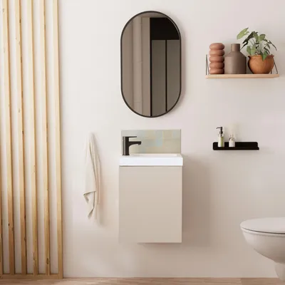 Immagine prodotto di Mobile lavabo LISA + specchio ovale