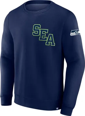 Produktbild von Seattle Seahawks Varsity Letter NFL Fleece Pollover - XXL