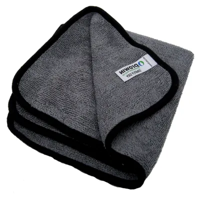Produktbild von proWin Simpy Dry Trockentuch 40 x 40 cm Mikrofaser grau/schwarz