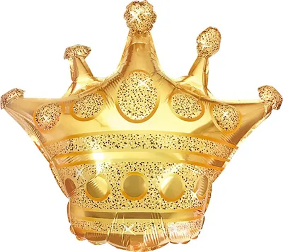 Produktbild von Folienballon - Goldene Krone 76x73 cm