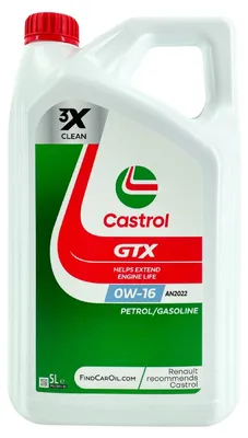 Produktbild von Castrol GTX 0W-16 AN2022 5 Liter (160A26)