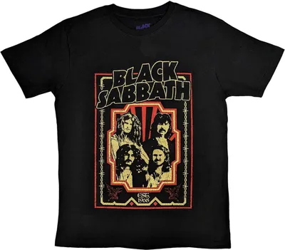 Immagine prodotto di Black Sabbath - Maglietta "Est 1968" per uomo/donna Unisex RO9289 (XL) (Nero)