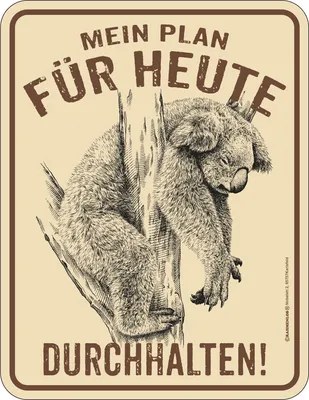 Image de Koala - Panneaux Fun - tenir bon