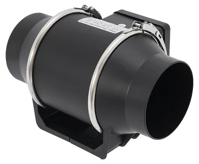 Zdjęcie produktu dla Wentylator wyciągowy, moc 35 W, przepływ powietrza 220 m³/h, czarny